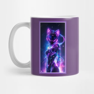 Anime Cute Cat Girl | Sci-Fi Manga Girl Anime Art Mug